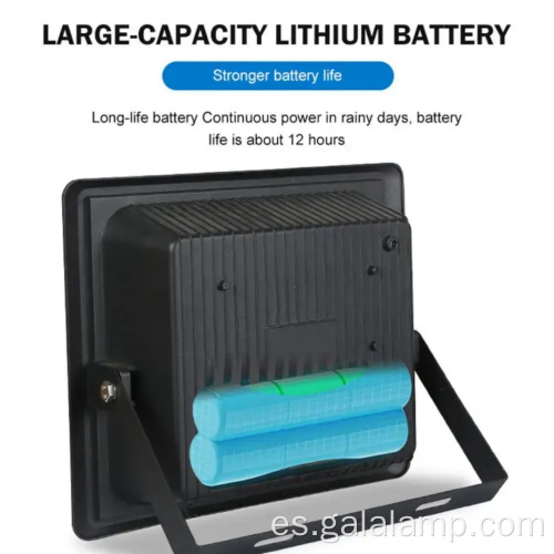 Energía solar luz de inundación al aire libre